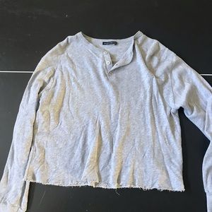 brandy melville grey long sleeve
